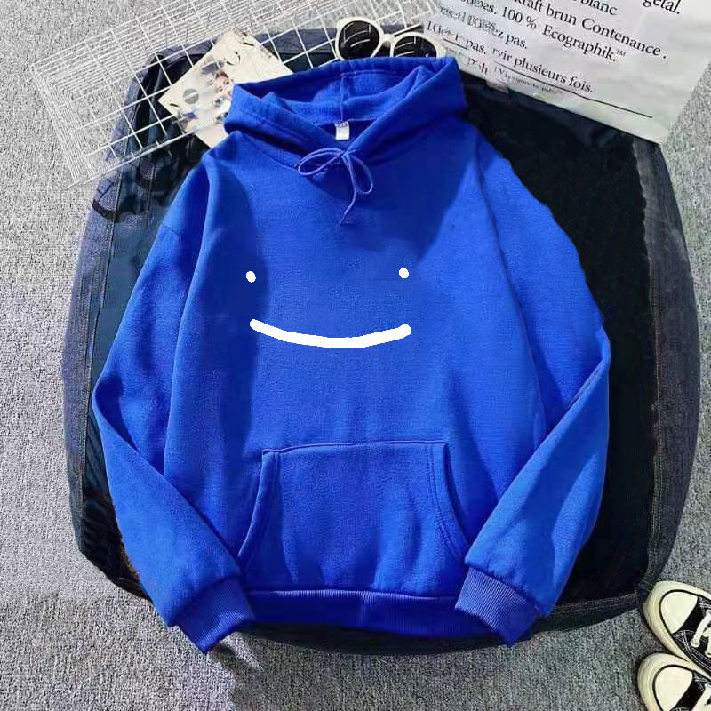 Damer hoodie med casual smiley design Skovae