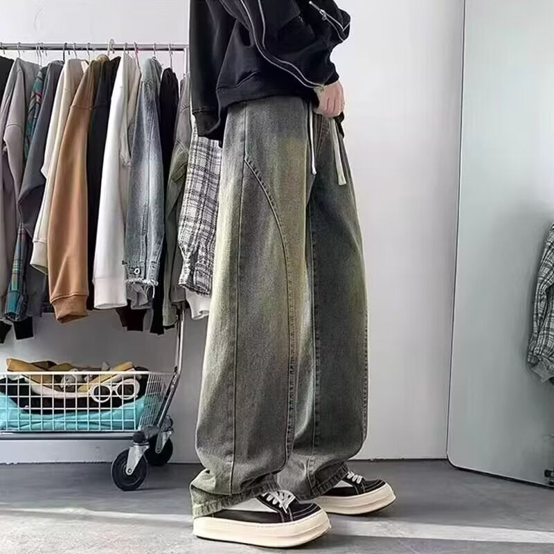 Herrer løst skårne jeansbukser Stilla