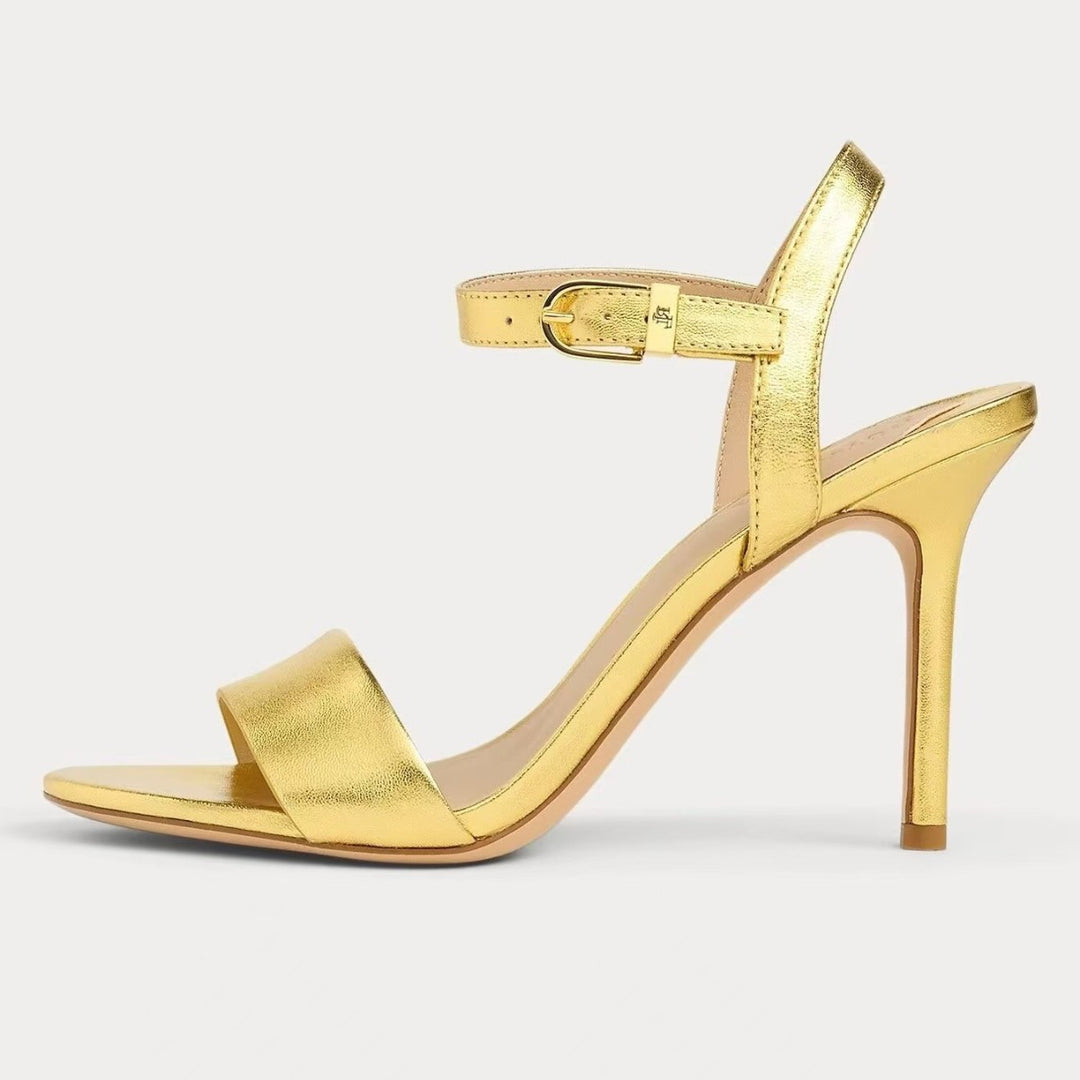 Femme Open-Toe High-Heeled Sandaler med justerbar ankelrem Stilla