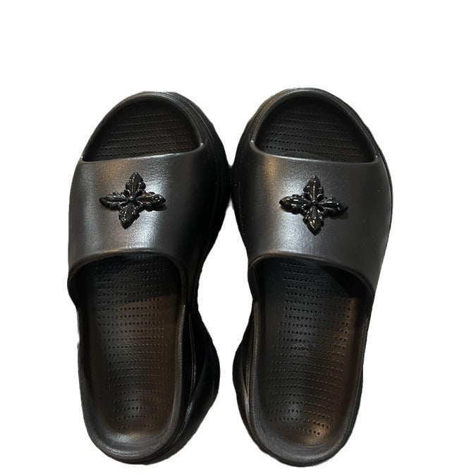 Dame komfortable slippers med legende sommerfugledesign Stilla
