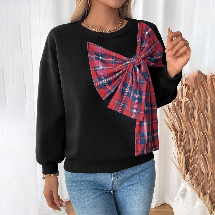 Kvinders fashionable sweatshirts med kunstnerisk knudedesign Stilla