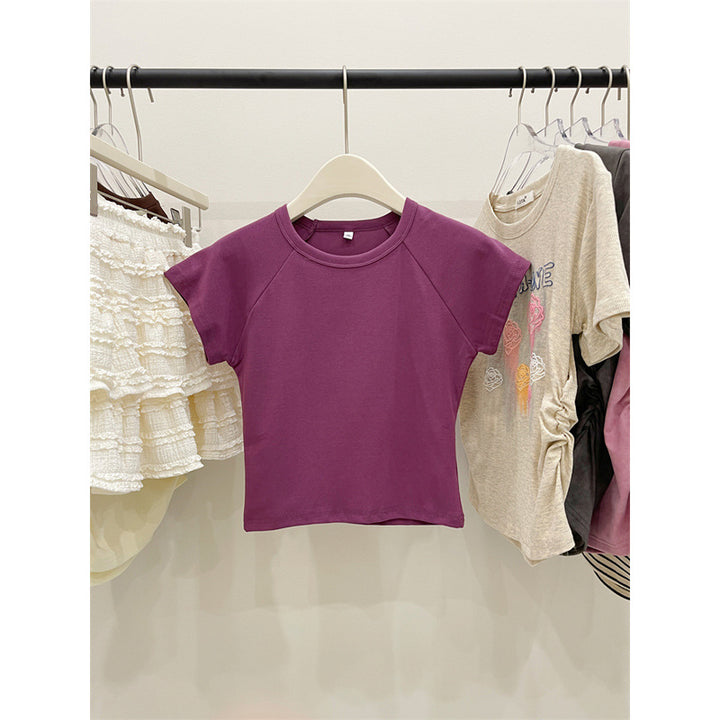 Femme Cropped Relaxed Fit Sport T-Shirt Stilla