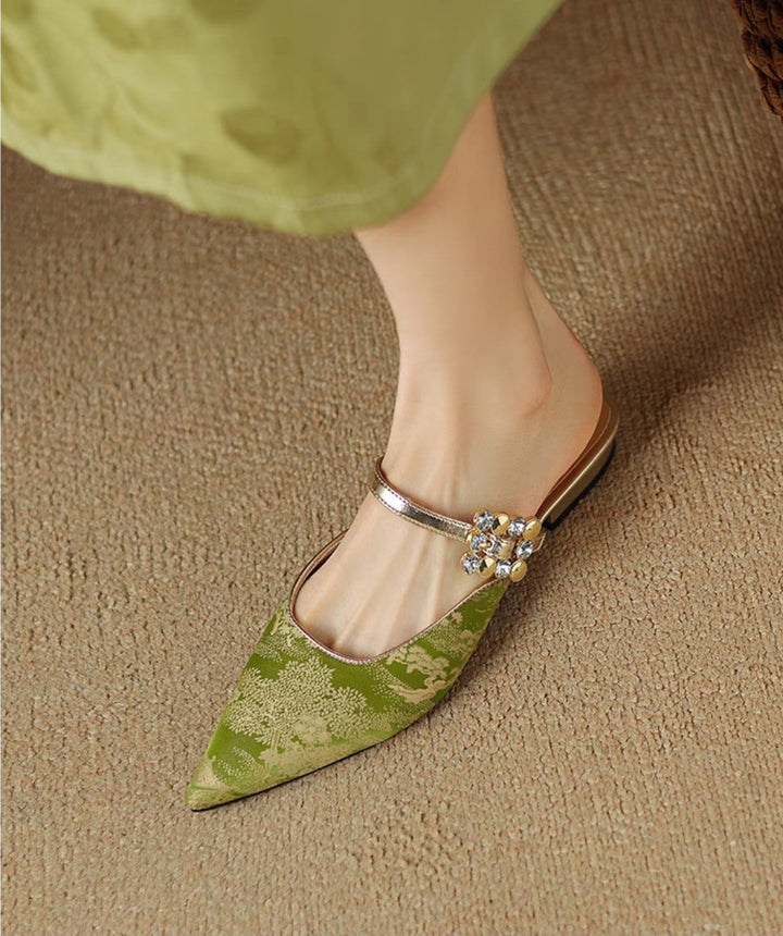 Femme Ornate Floral Slingback Ballerinas Stilla