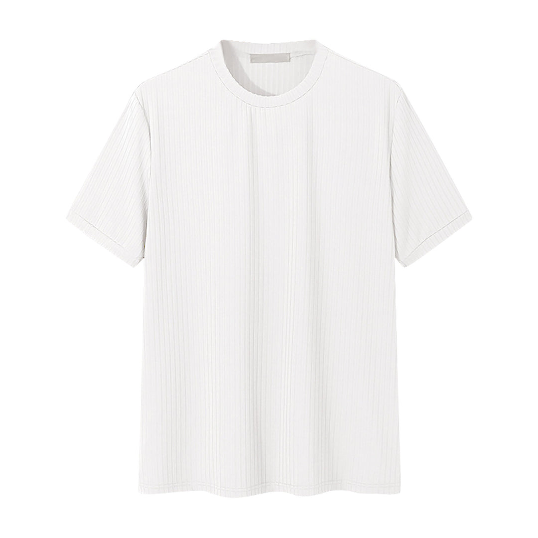 Herre struktureret kortærmet T-shirt lavet af åndbart materiale Stilla