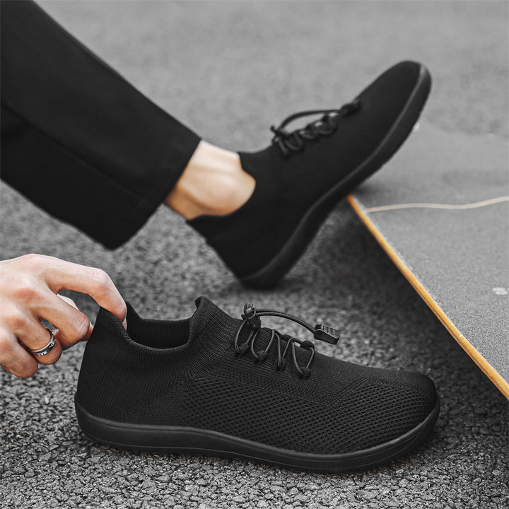 Herrer Åndbare Slip-On Sneakers med Elastisk Lukning Stilla