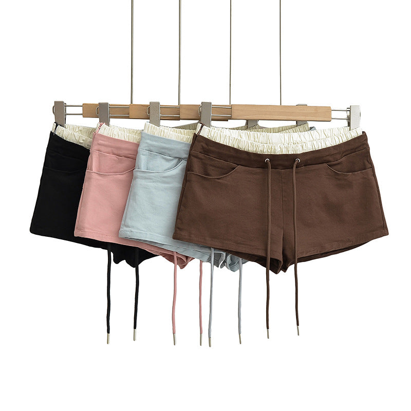 Dame fritidsshorts med elastisk talje og justerbar snor Stilla