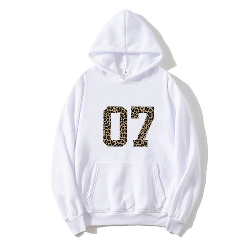 Kvinder Hoodie med moderne dyreprint Skovae