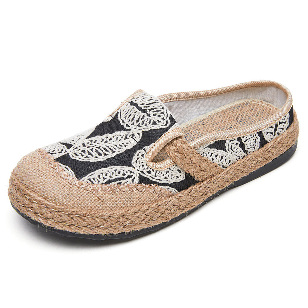 Dame Kvalitetsrige og elegante Clogs med blomsterbroderidesign Stilla