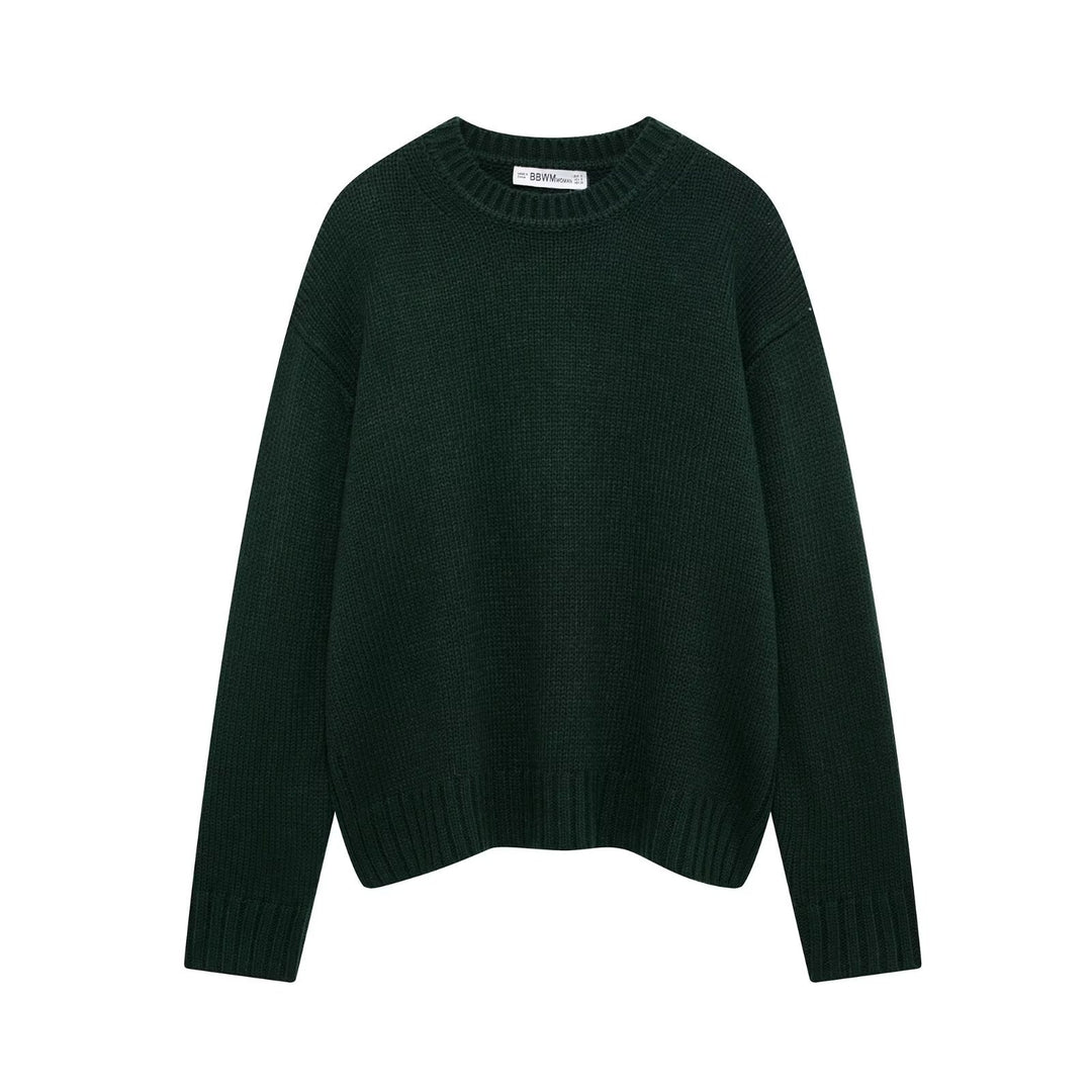 Femme Ribbede strikpullover Stilla