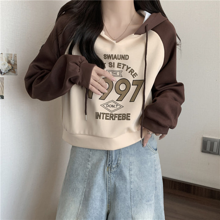 Femme Cropped Hoodie Stilla
