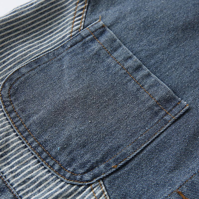 Dame Casual Denim Jakke med Tekstureret Krave Stilla