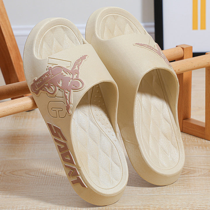 Dame Sporty Badetøfler i Skate-Design Stilla