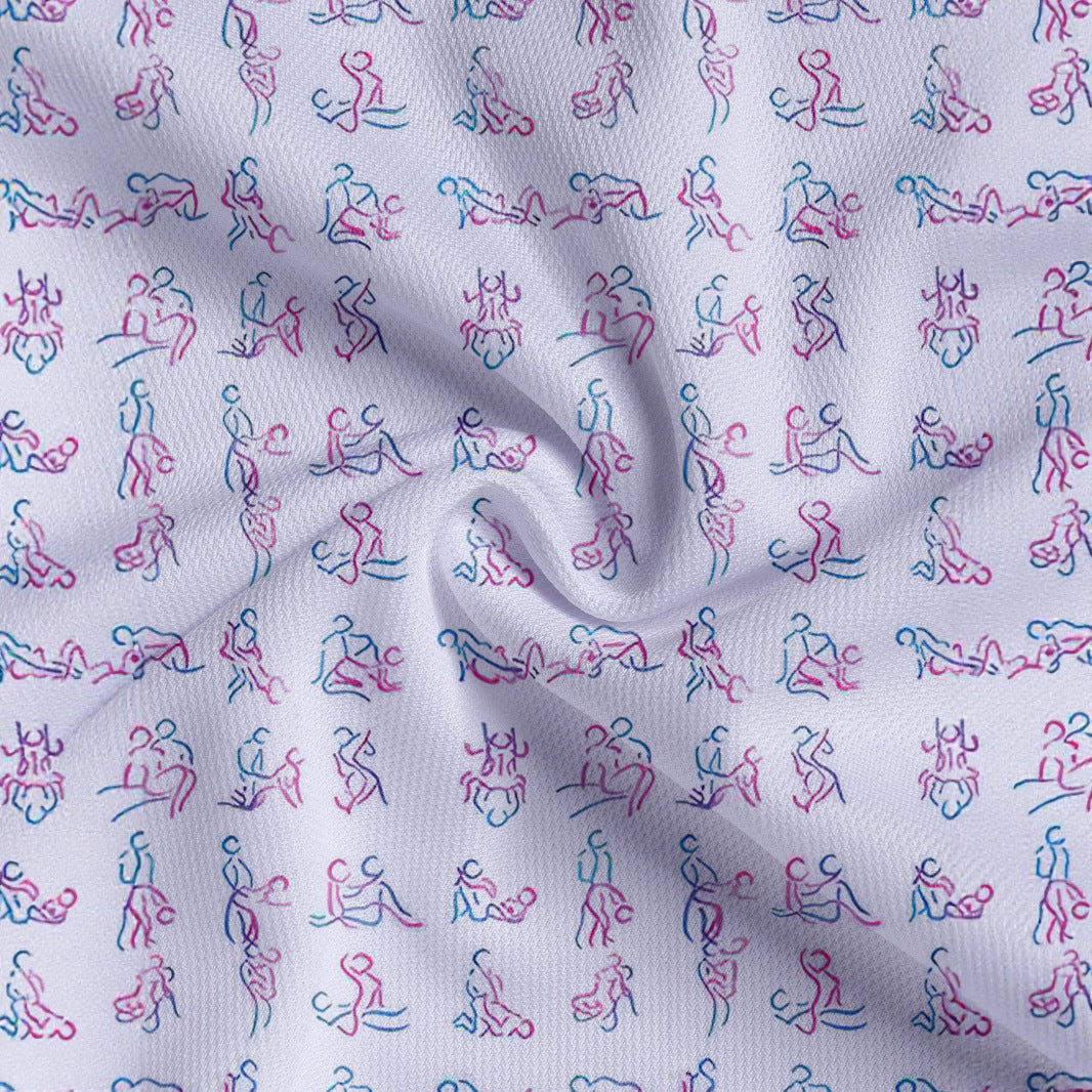Herrer Kortærmet Poloshirt med kunstnerisk Figurdesign Stilla