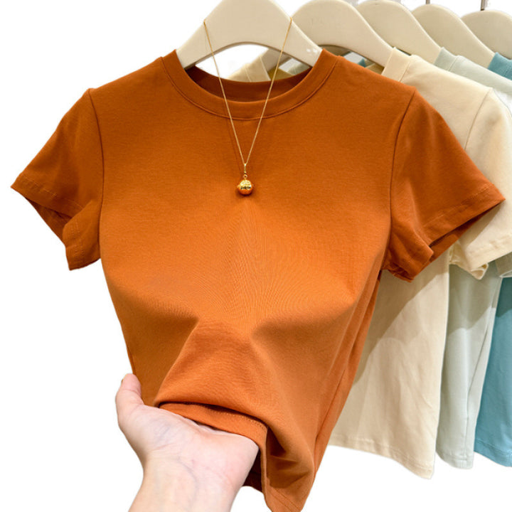 Herrer Klassisk Crew Neck Fritid T-shirt Stilla