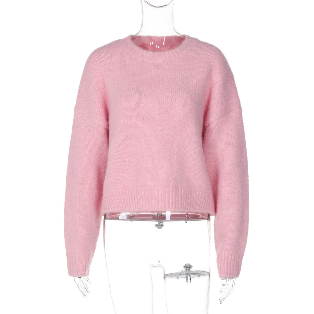 Dame Behagelig og moderne sweater lavet af blødt strik Stilla