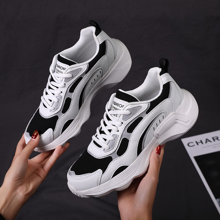Dame Lettere Mode Sneakers med Stødabsorberingsteknologi Stilla