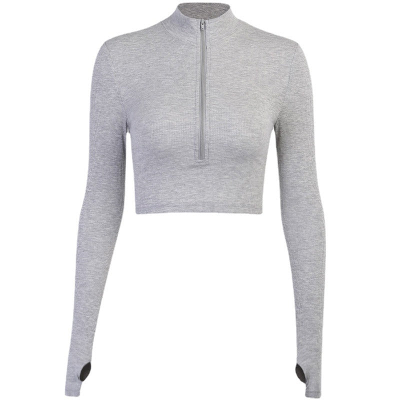Dame Komfort Fit Lynlås Rib-Top Stilla