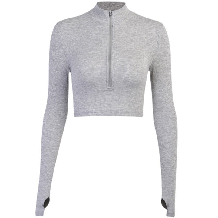 Dame Komfort Fit Lynlås Rib-Top Stilla