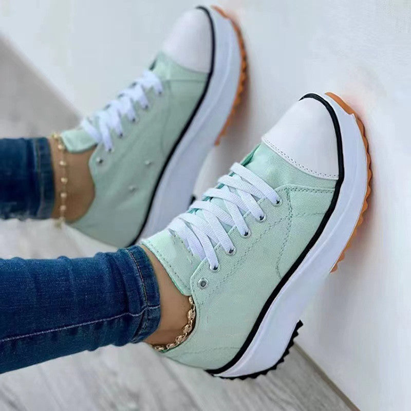 Dame fashionable High-Top Sneakers med iøjnefaldende gummisål og stilfuldt design Stilla