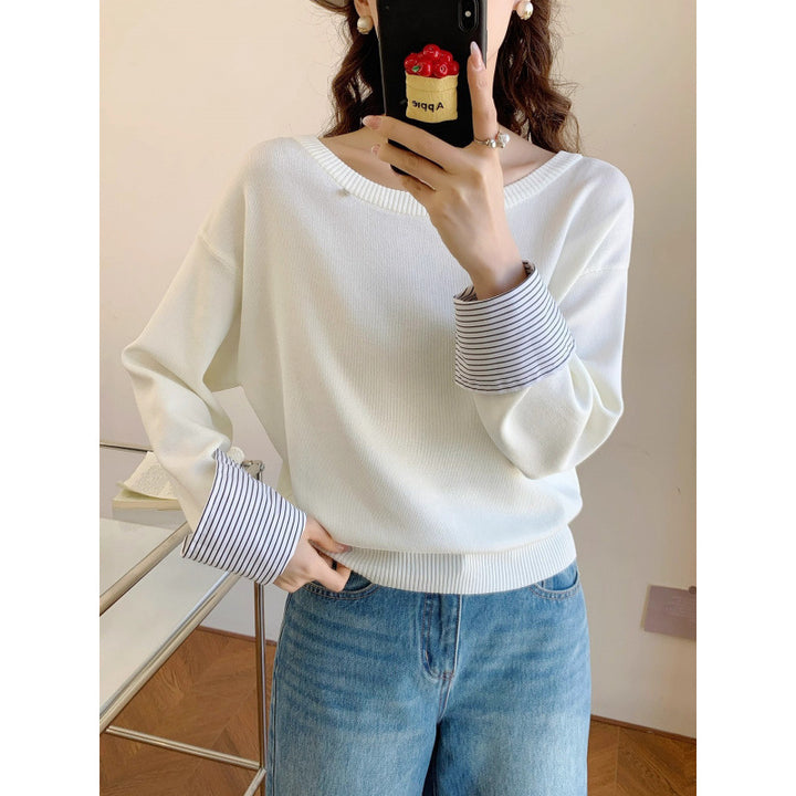 Kvinders afslappede sweater med aftagelig indvendig ærme Stilla