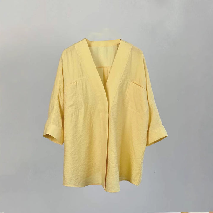 Kvinders afslappede og elegante åben-cut bluse Stilla