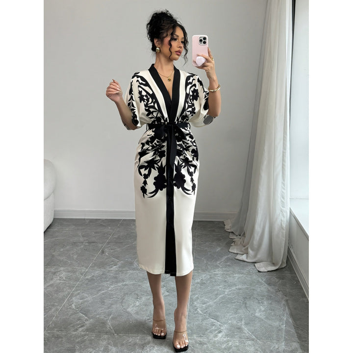 Dame Kimono-Stil Kaftan-Kjole Skovae