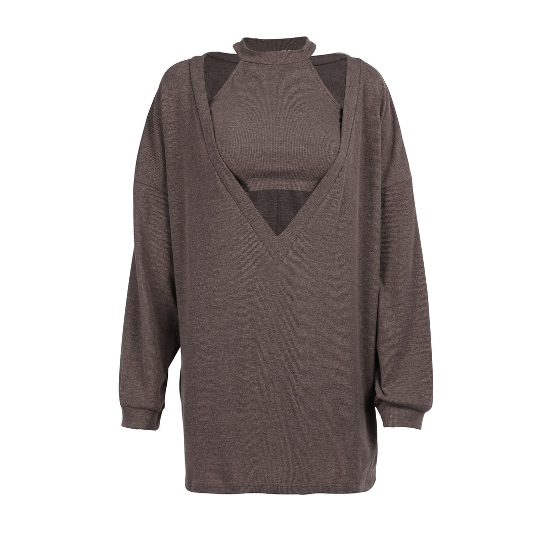 Dame Stilfuldt Cut-Out Crop Sæt Stilla