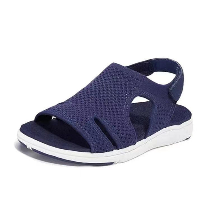 Dame åndbare sandaler med justerbar rem og ergonomisk sål Stilla