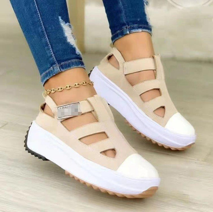Dame trendy Slip-On Sneakers med åndbar overfladestruktur og skridsikker sål Stilla