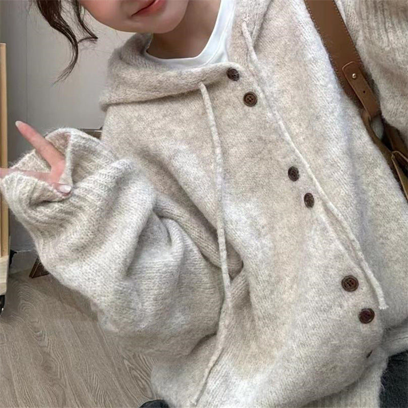 Kvinders hyggelige oversized strikket sweater Stilla