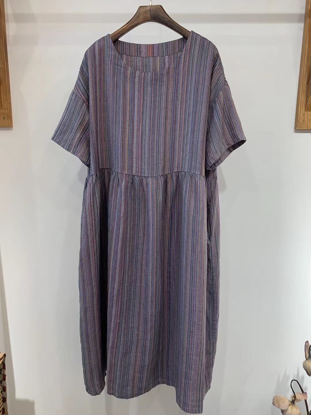Femme Casual Flydende Midi Kjole Stilla