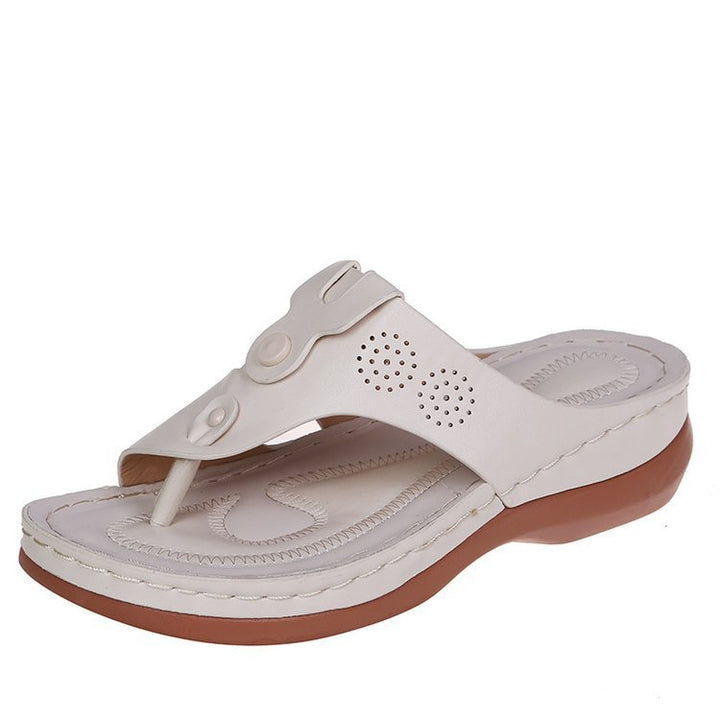 Dame Sneakersandaler med polstret fodseng og justerbar rem Stilla