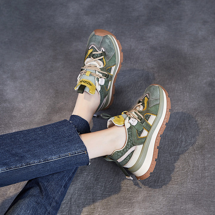 Herrer Fritid Chunky Platform Sneakers Stilla