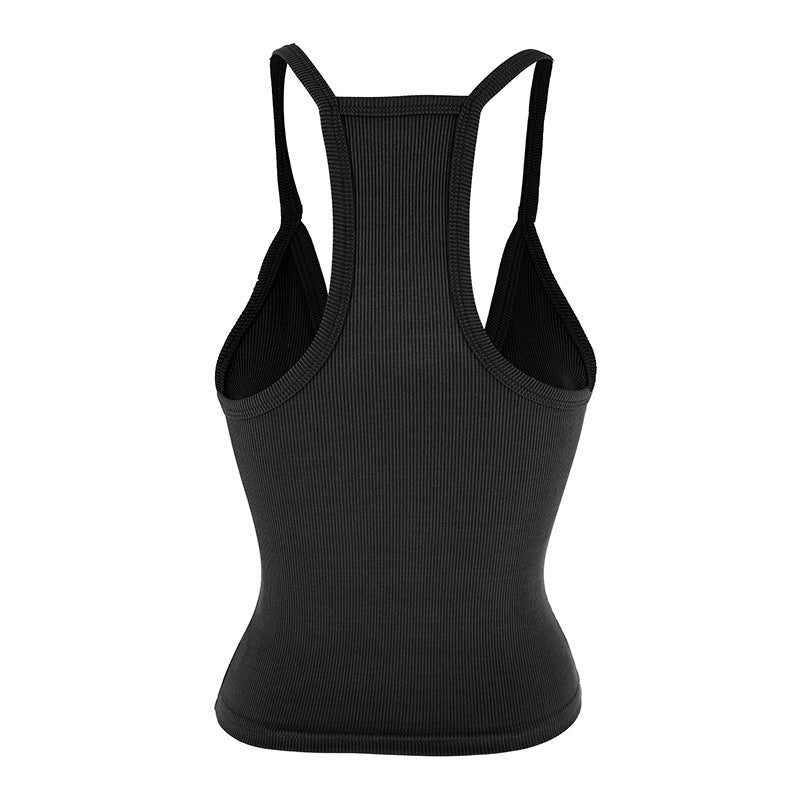 Dame Sporty Stretch-top med slank pasform Skovae