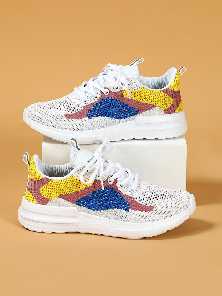 Dame Åndbare Sneakers med fleksibelt Overmateriale og højelastisk Såle Stilla