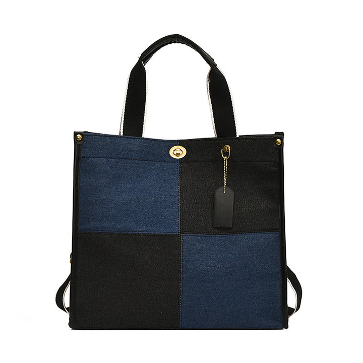 Femme nutidig patchwork skuldertaske Stilla