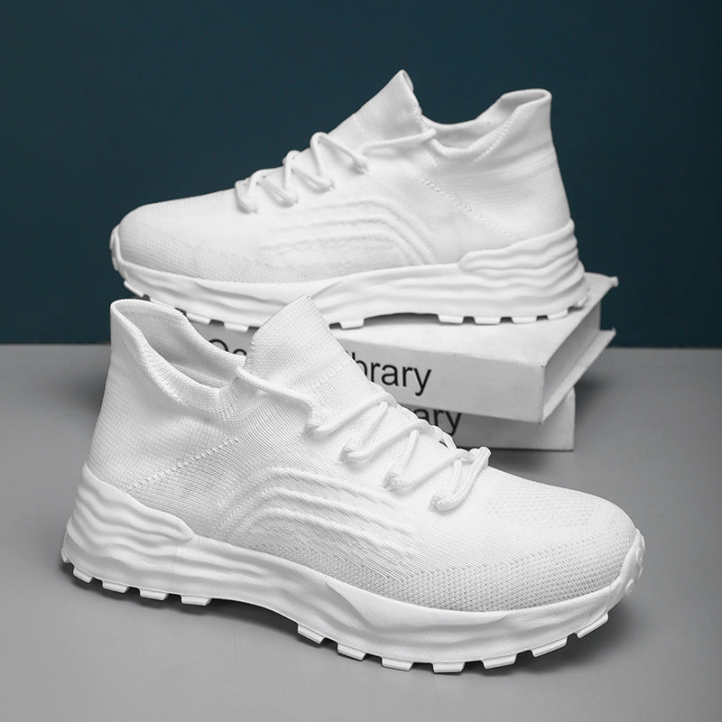 Herrer Let Komfort Sneakers med Åndbart Mesh Design Stilla