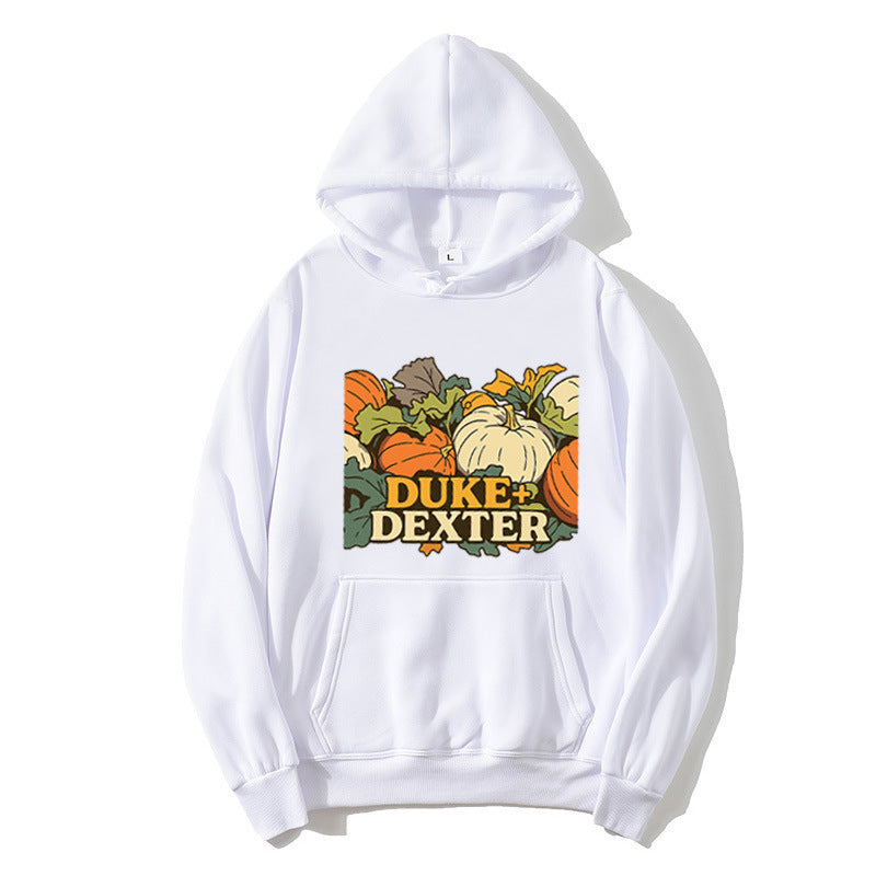Kvinders hoodie med muntert græskar motiv Skovae
