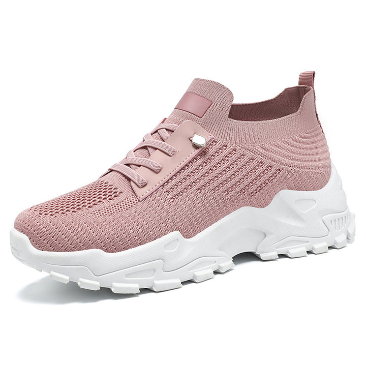 Dame Sporty Slip-On Sneakers med fleksibelt netmateriale og innovativ dæmpningsteknologi Stilla
