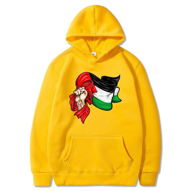 Kvinders hoodie med unikt grafisk design Skovae