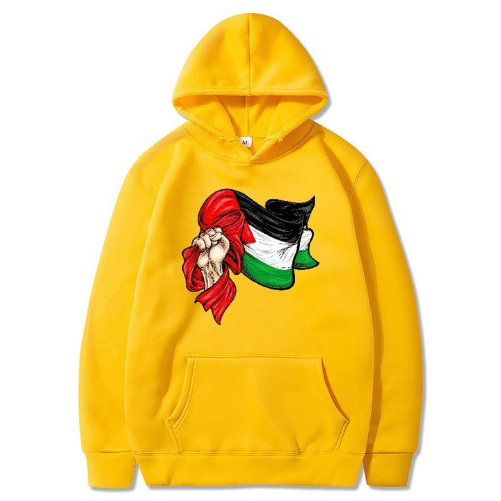 Kvinders hoodie med unikt grafisk design Skovae