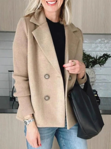 Dame Dobbelt rækkefølge Blazer med Strikærmer Stilla