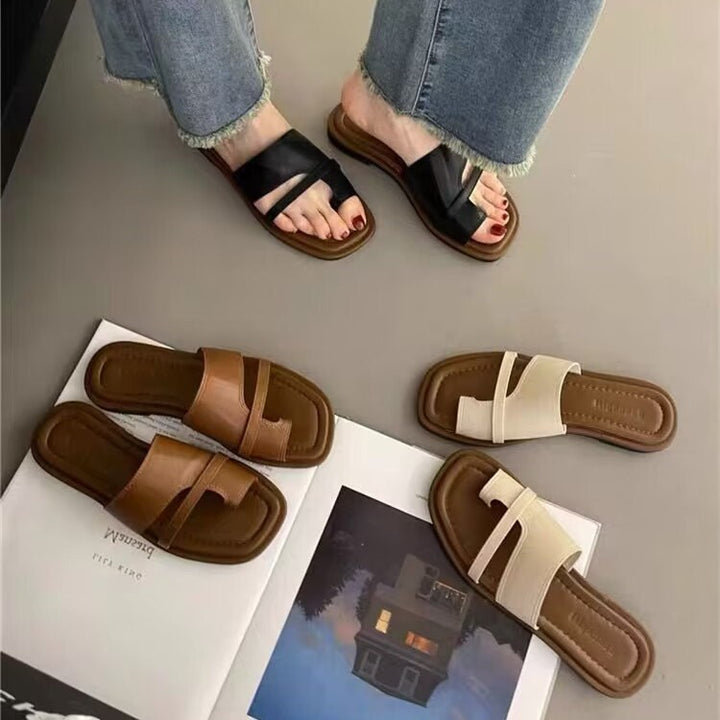 Dame Casual Slide Sandaler med minimalistisk design Stilla