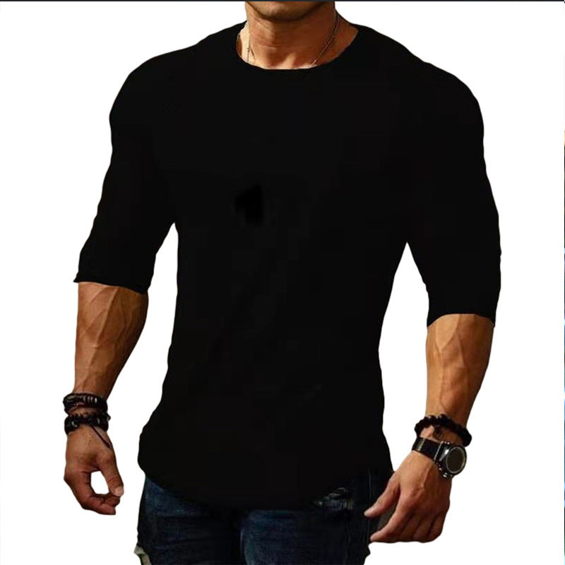 Herrer sporty langærmet skjorte i raglan-stil med funktionelt design Stilla