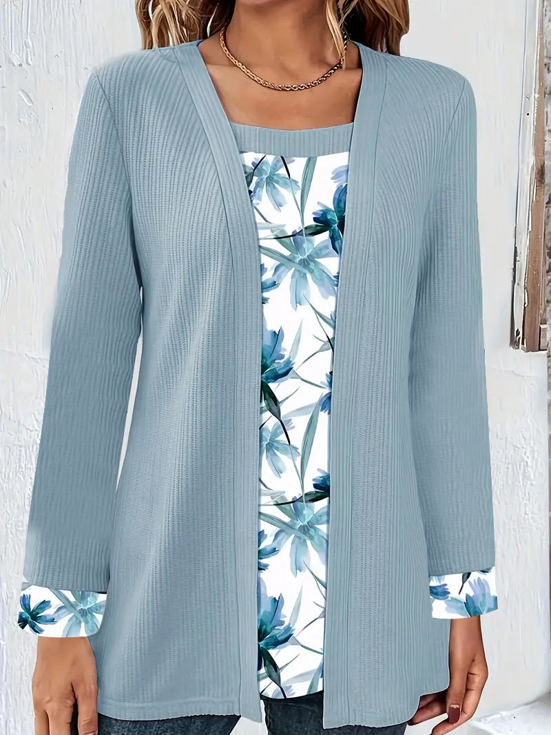 Dame mode langærmet Cardigan Stilla