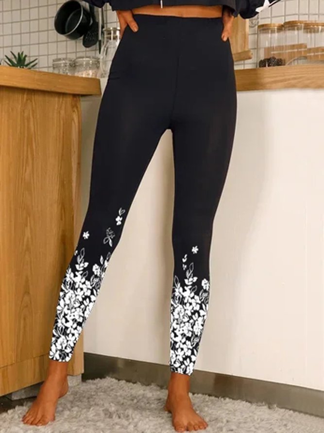 Stilla | Casual Print Modevenlige Yoga Bukser