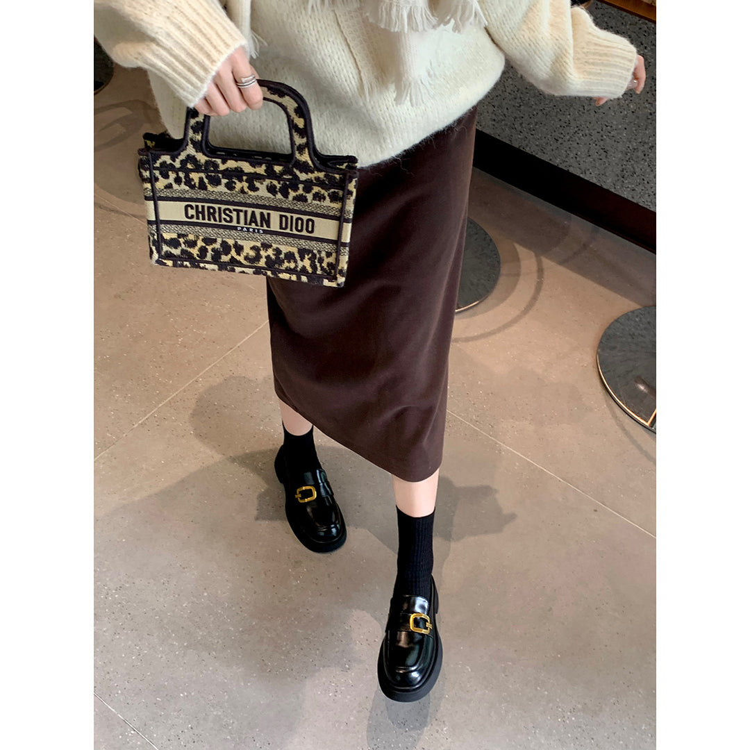 Femme Chunky Loafers med dekorativt spændefokus Stilla