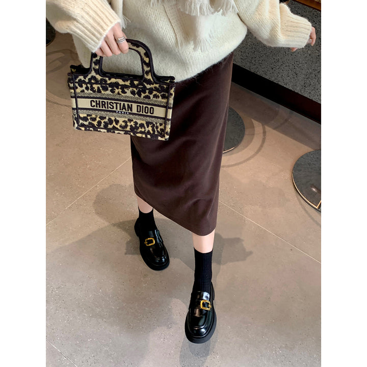 Femme Chunky Loafers med dekorativt spændefokus Stilla