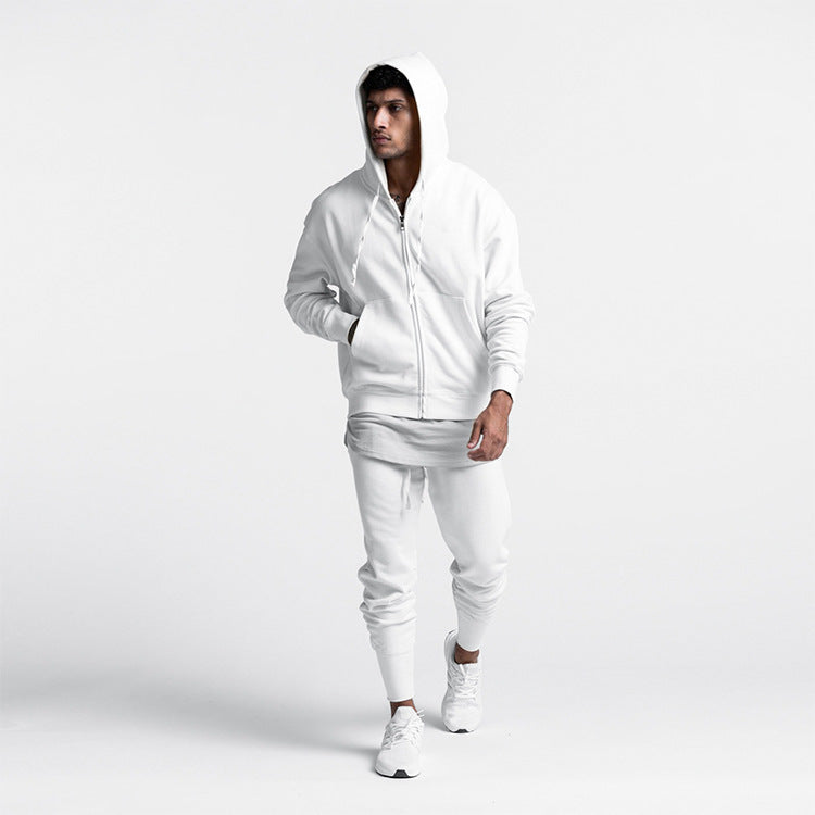 Herrer Komfortabel Hoodie jakke lavet af blød fleece Stilla