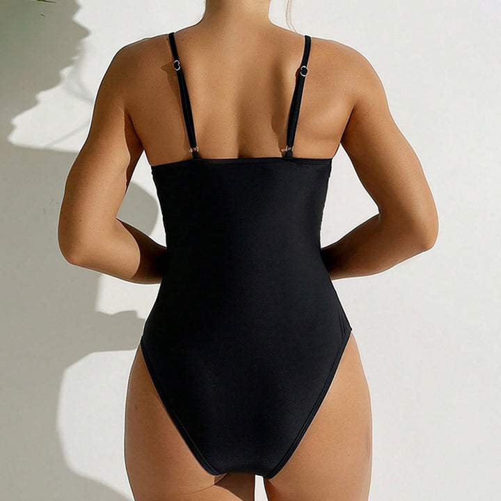 Dame badedragt med raffineret mesh-design Skovae